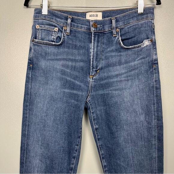 Agolde Sophie High Rise Skinny Crop Jeans in Tame Size 29 - Picture 3 of 10